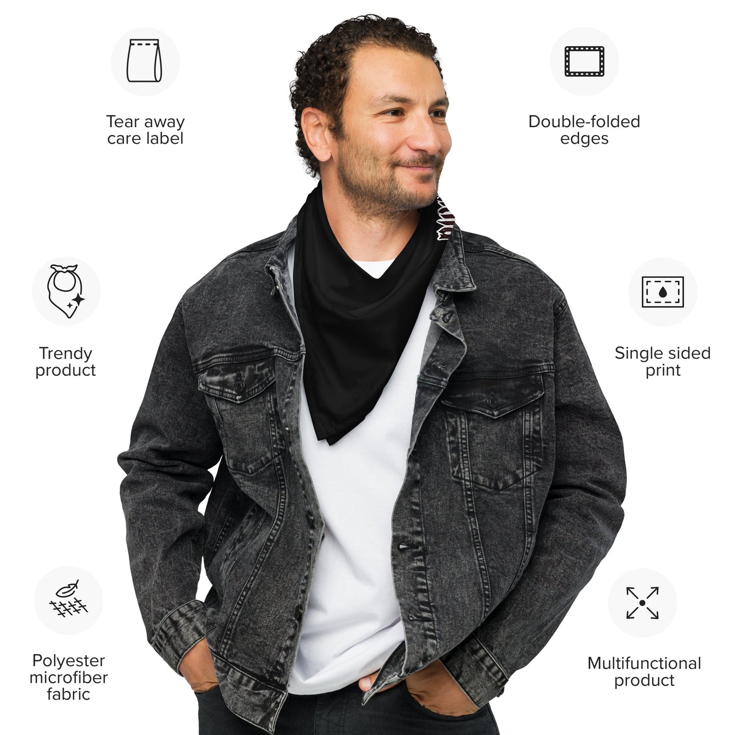 Streetwear Bandana Black - BLOODY-STREETS.DE Streetwear Herren und Damen Hoodies, T-Shirts, Pullis