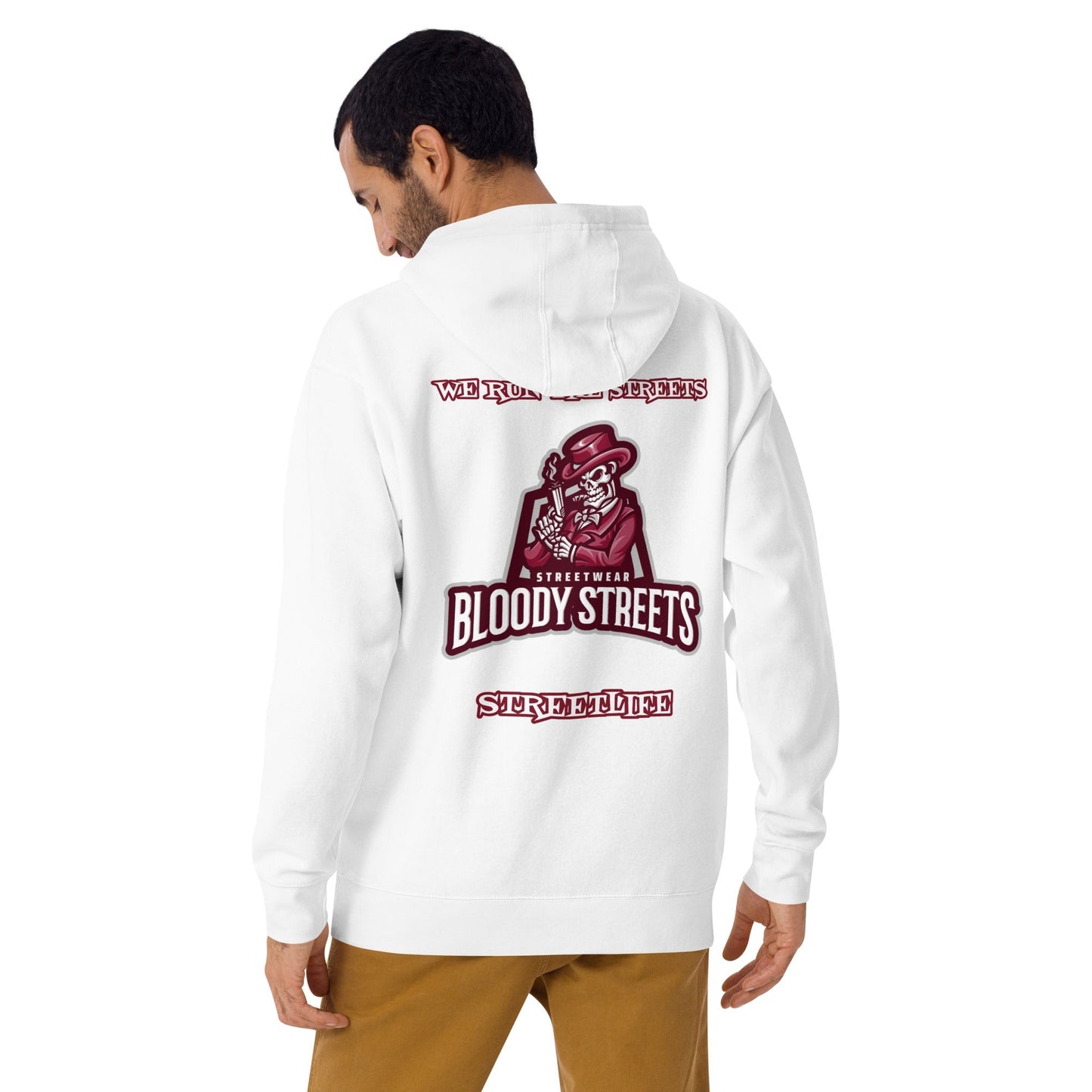 We Run The Streets - BLOODY-STREETS.DE Streetwear Herren und Damen Hoodies, T-Shirts, Pullis