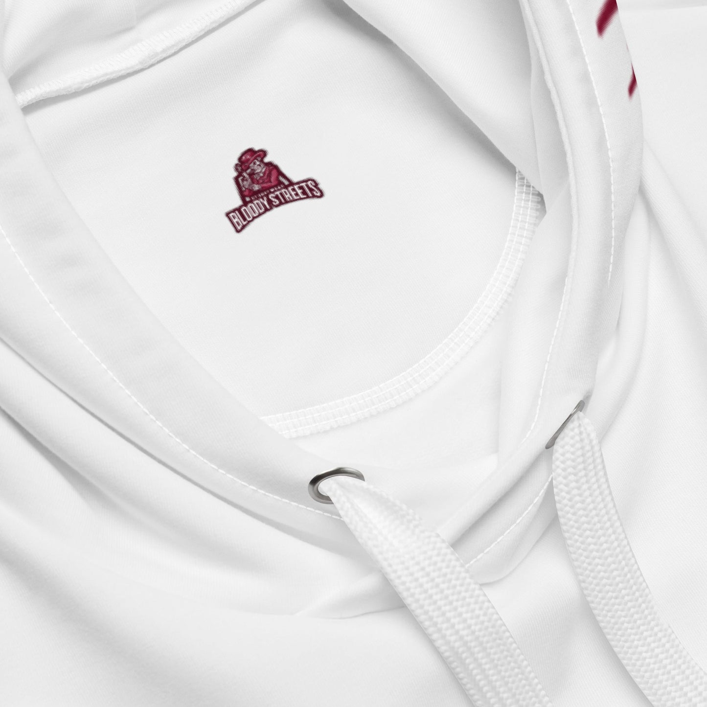 We Run The Streets WHITE Hoodie - BLOODY-STREETS.DE Streetwear Herren und Damen Hoodies, T-Shirts, Pullis