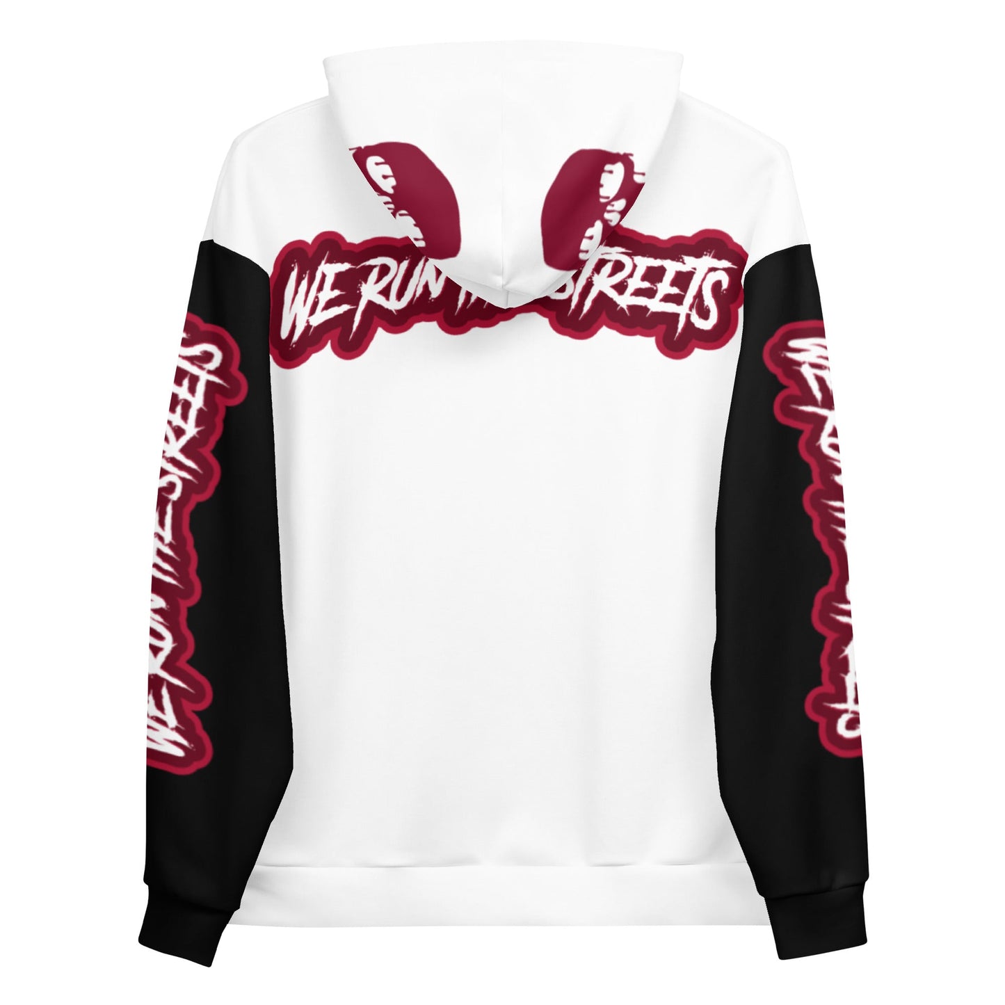 We Run The Streets WHITE Hoodie - BLOODY-STREETS.DE Streetwear Herren und Damen Hoodies, T-Shirts, Pullis