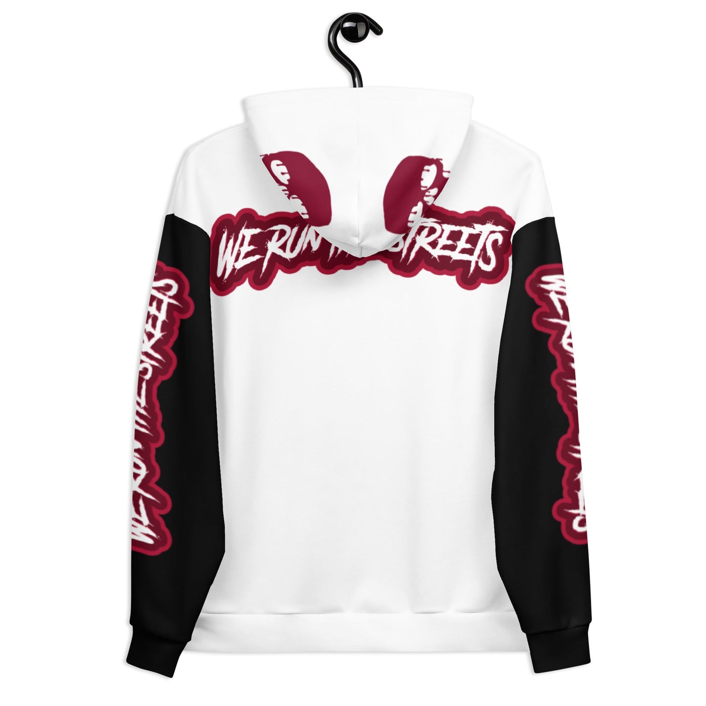 We Run The Streets WHITE Hoodie - BLOODY-STREETS.DE Streetwear Herren und Damen Hoodies, T-Shirts, Pullis