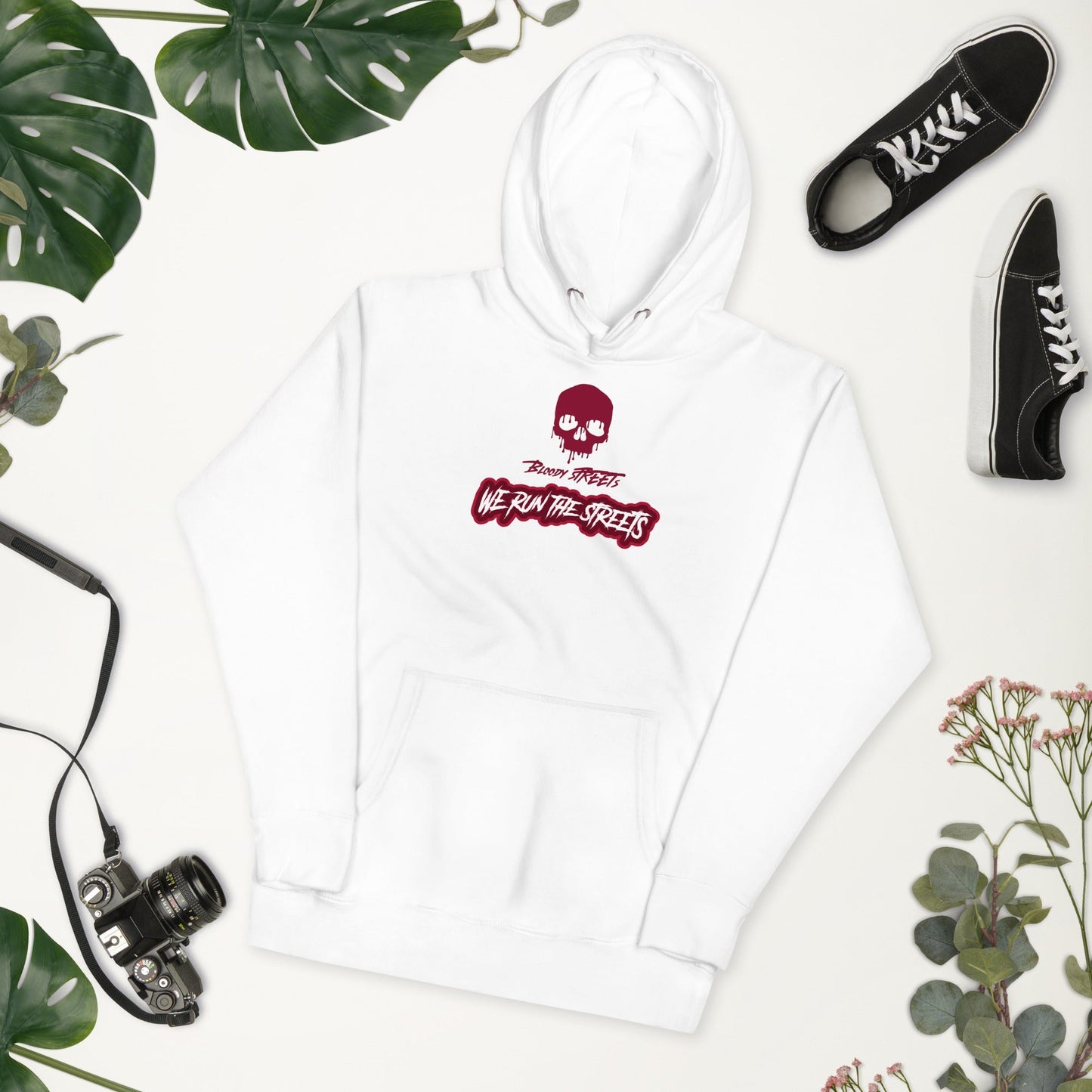 We Run The Streets Unisex-Kapuzenpullover - BLOODY-STREETS.DE Streetwear Herren und Damen Hoodies, T-Shirts, Pullis