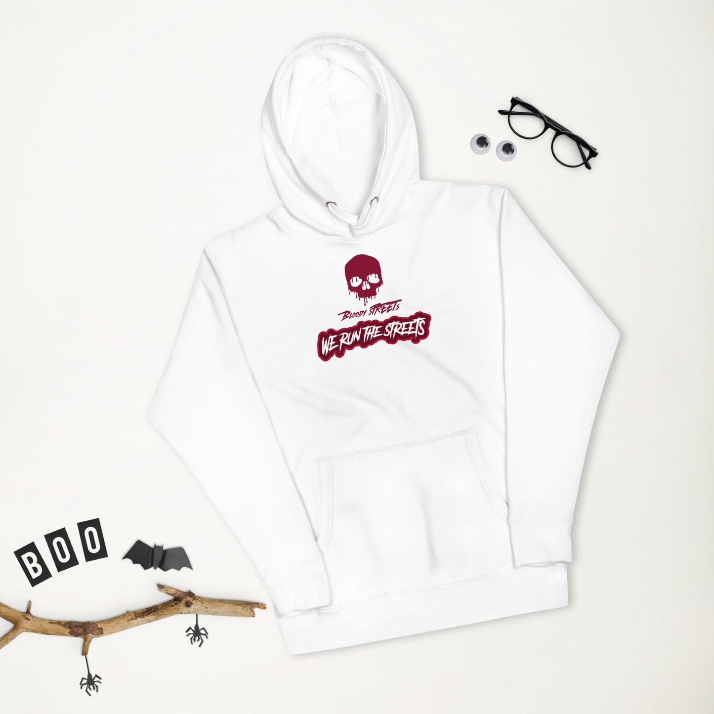 We Run The Streets Unisex-Kapuzenpullover - BLOODY-STREETS.DE Streetwear Herren und Damen Hoodies, T-Shirts, Pullis