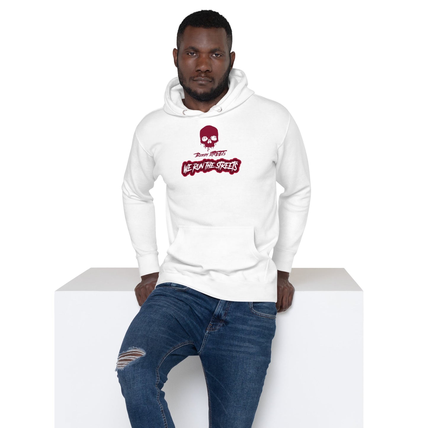 We Run The Streets Unisex-Kapuzenpullover - BLOODY-STREETS.DE Streetwear Herren und Damen Hoodies, T-Shirts, Pullis