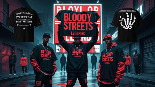 🔥"Bloody Streets Legends" – Streetwear T-Shirt