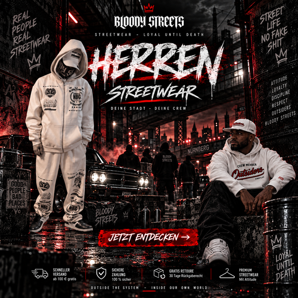 Herren Streetwear Bekleidung  für trendige Outfits