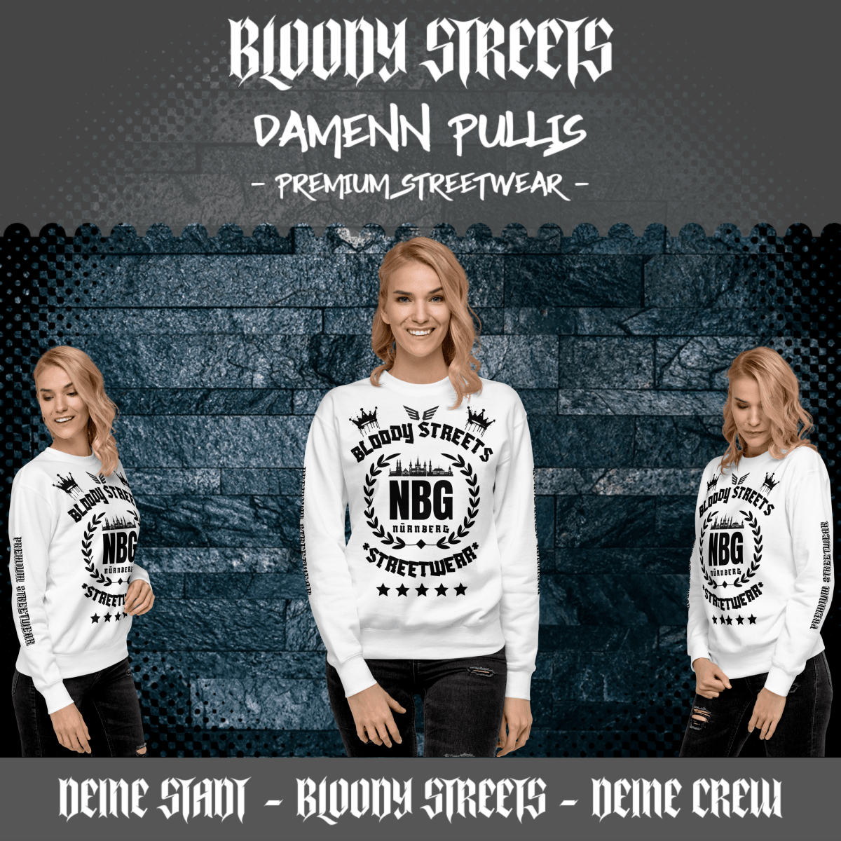 Streetwear Pullover Damen