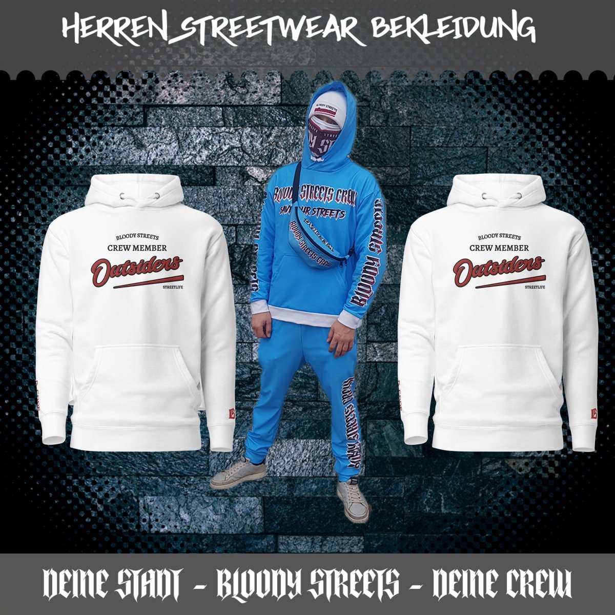 STREETWEAR HERREN BEKLEIDUNG - BLOODY-STREETS.DE