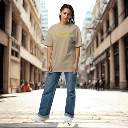 Oversized Streetwear T-Shirt BS - OUTSIDERS Vers. 2 mit verwaschenem Look