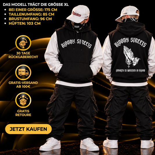 Hoodie ohne Ärmel BS333