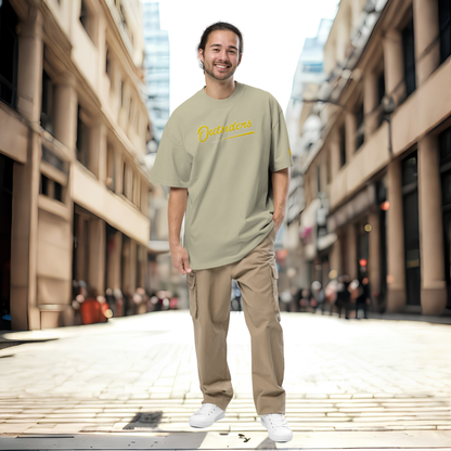 Oversized Streetwear T-Shirt BS - OUTSIDERS Vers. 2 mit verwaschenem Look