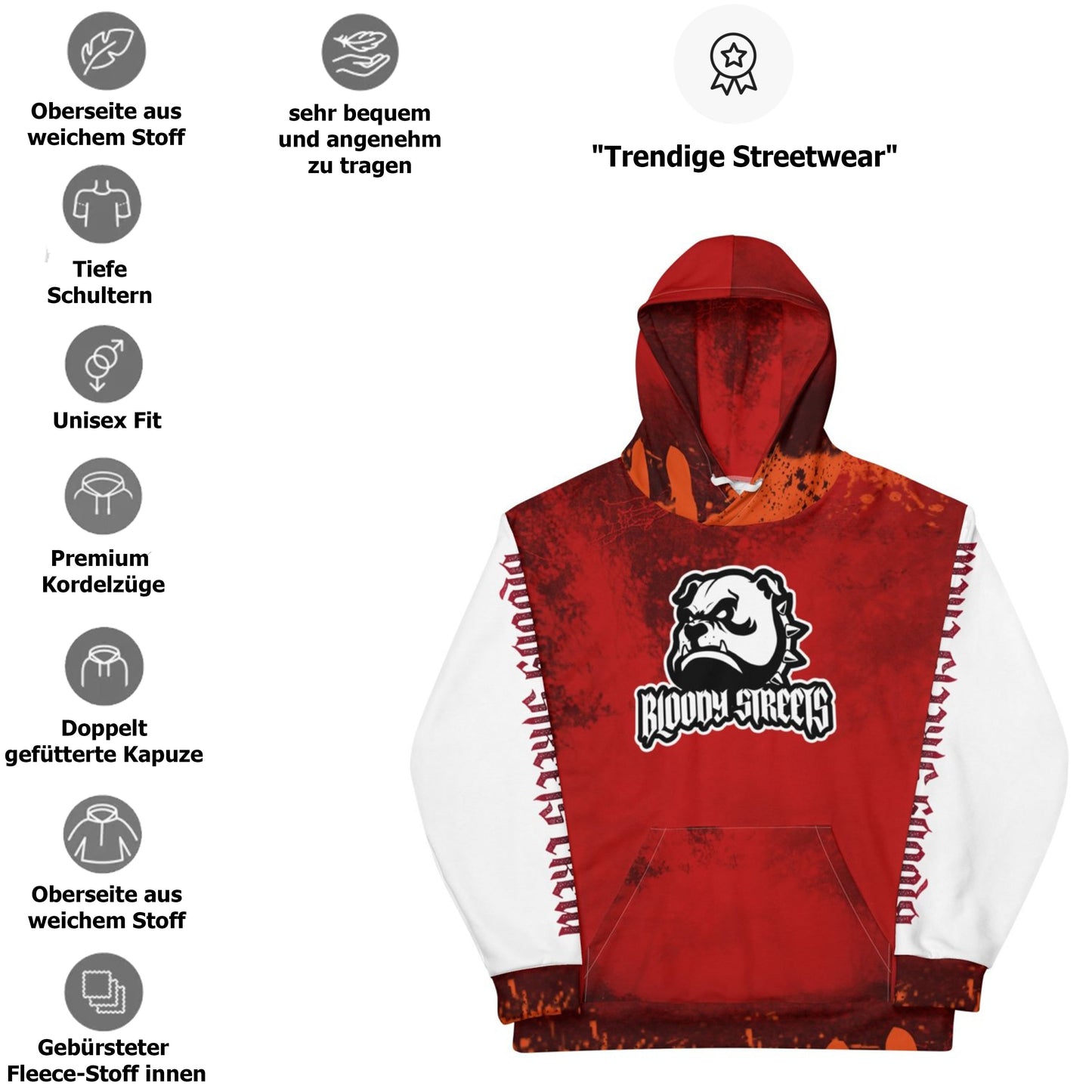 Streetwear Hoodie BLOOD-LINE V2