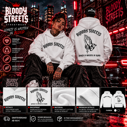Oversize Hoodie Ohne Kordel BS333
