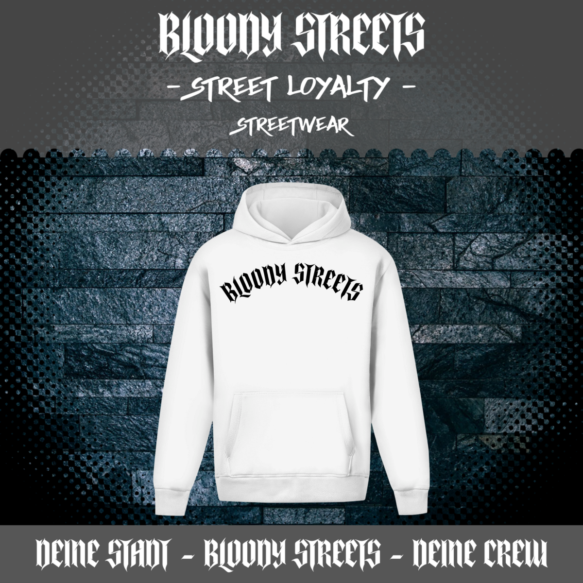 Oversize Hoodie Ohne Kordel BS333
