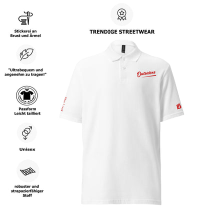 BS Outsiders - Polo-Shirt Stickerei Unisex