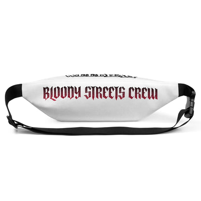 BLOODY STREETS Crew Member Streetwear Gürteltasche White - BLOODY-STREETS.DE Streetwear Herren und Damen Hoodies, T-Shirts, Pullis
