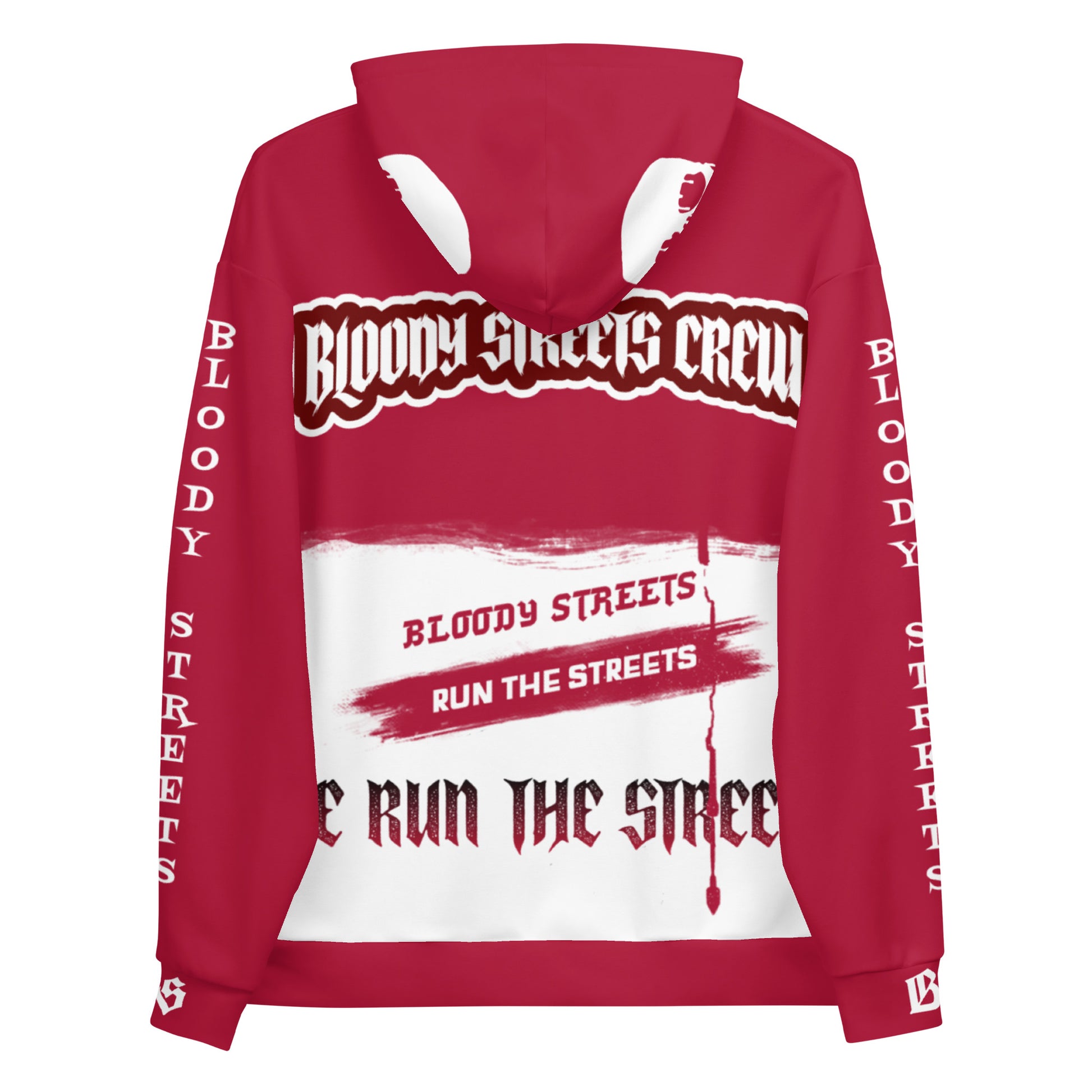 We Run The Streets - Streetwear Hoodie auf Bloody Hoodie Gangster Look - BLOODY-STREETS.DE Streetwear Herren und Damen Hoodies, T-Shirts, Pullis