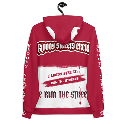 We Run The Streets - Streetwear Hoodie auf Bloody Hoodie Gangster Look - BLOODY-STREETS.DE Streetwear Herren und Damen Hoodies, T-Shirts, Pullis