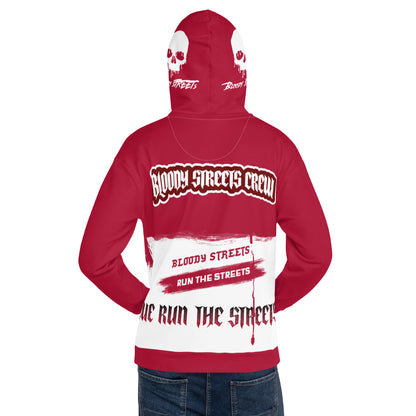 We Run The Streets - Streetwear Hoodie auf Bloody Hoodie Gangster Look - BLOODY-STREETS.DE Streetwear Herren und Damen Hoodies, T-Shirts, Pullis