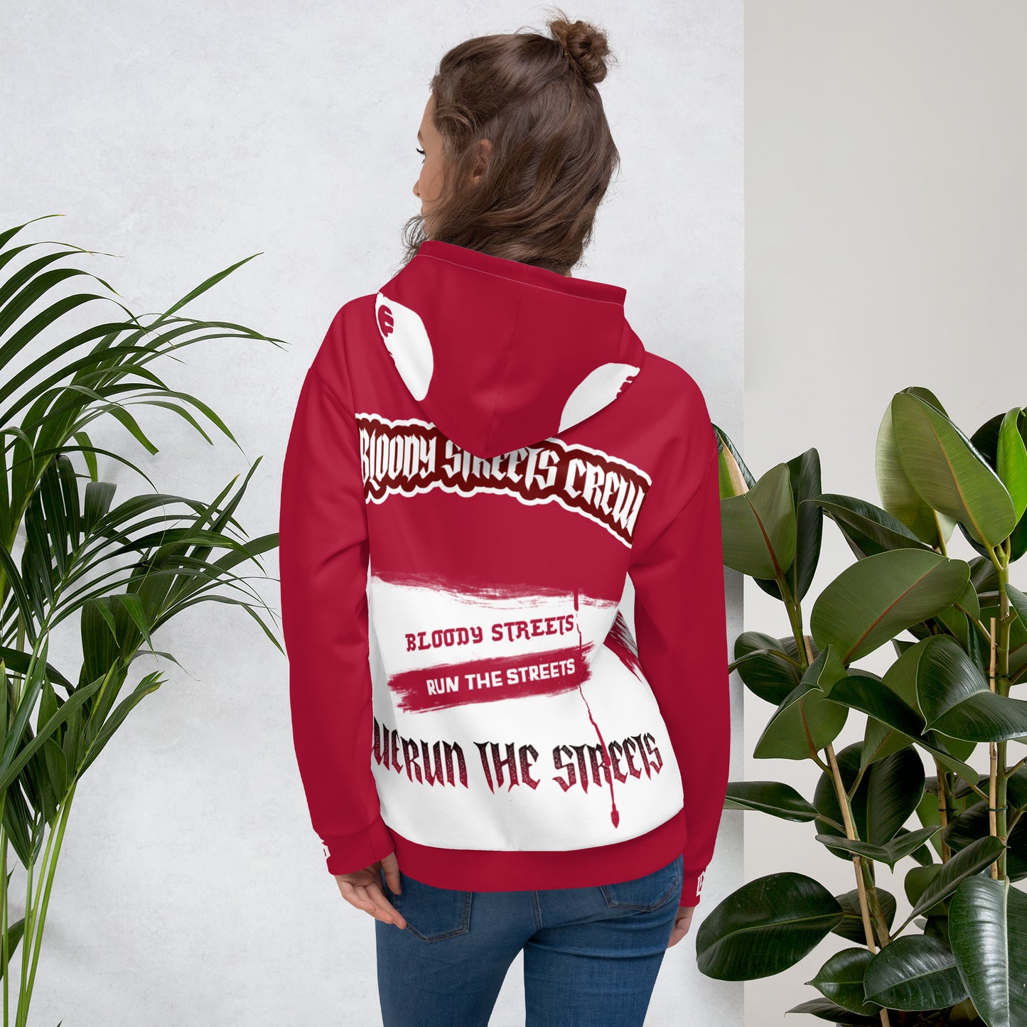 We Run The Streets - Streetwear Hoodie auf Bloody Hoodie Gangster Look - BLOODY-STREETS.DE Streetwear Herren und Damen Hoodies, T-Shirts, Pullis