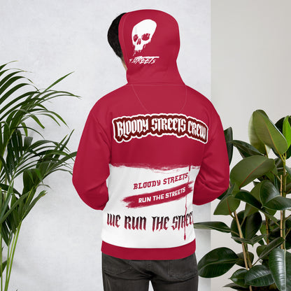 We Run The Streets - Streetwear Hoodie auf Bloody Hoodie Gangster Look - BLOODY-STREETS.DE Streetwear Herren und Damen Hoodies, T-Shirts, Pullis