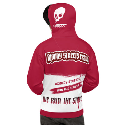 We Run The Streets - Streetwear Hoodie auf Bloody Hoodie Gangster Look - BLOODY-STREETS.DE Streetwear Herren und Damen Hoodies, T-Shirts, Pullis