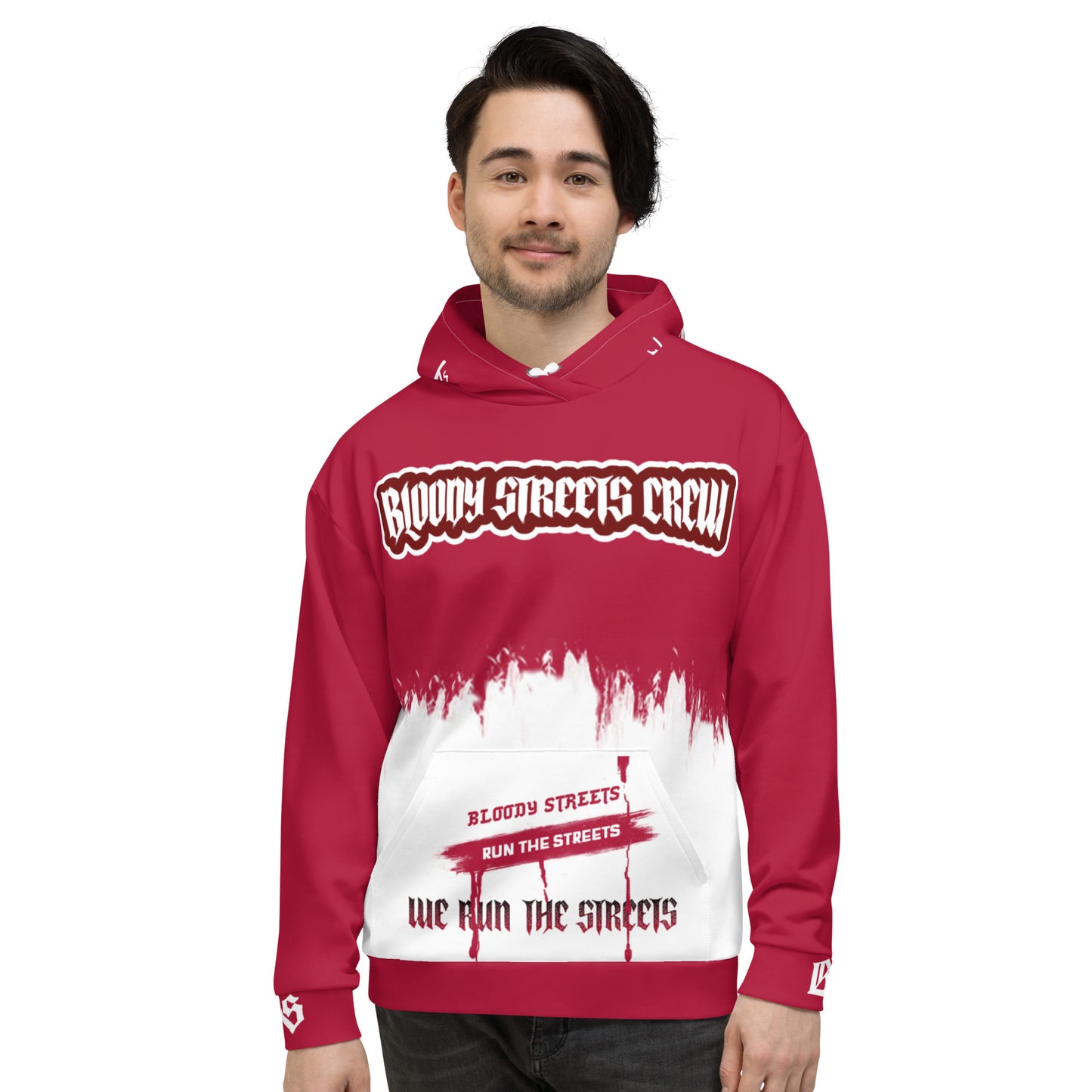 We Run The Streets - Streetwear Hoodie auf Bloody Hoodie Gangster Look - BLOODY-STREETS.DE Streetwear Herren und Damen Hoodies, T-Shirts, Pullis