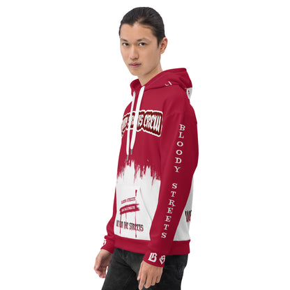 We Run The Streets - Streetwear Hoodie auf Bloody Hoodie Gangster Look - BLOODY-STREETS.DE Streetwear Herren und Damen Hoodies, T-Shirts, Pullis