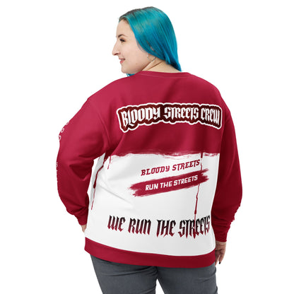 Streetwear Pullover - We Run The Streets: Das lässige Unisex Addribut für jeden Look - BLOODY-STREETS.DE Streetwear Herren und Damen Hoodies, T-Shirts, Pullis