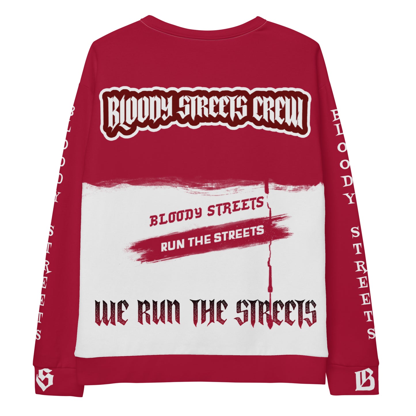 Streetwear Pullover - We Run The Streets: Das lässige Unisex Addribut für jeden Look - BLOODY-STREETS.DE Streetwear Herren und Damen Hoodies, T-Shirts, Pullis