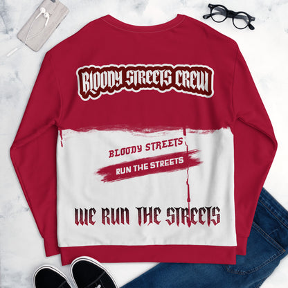 Streetwear Pullover - We Run The Streets: Das lässige Unisex Addribut für jeden Look - BLOODY-STREETS.DE Streetwear Herren und Damen Hoodies, T-Shirts, Pullis