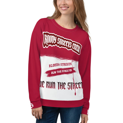 Streetwear Pullover - We Run The Streets: Das lässige Unisex Addribut für jeden Look - BLOODY-STREETS.DE Streetwear Herren und Damen Hoodies, T-Shirts, Pullis