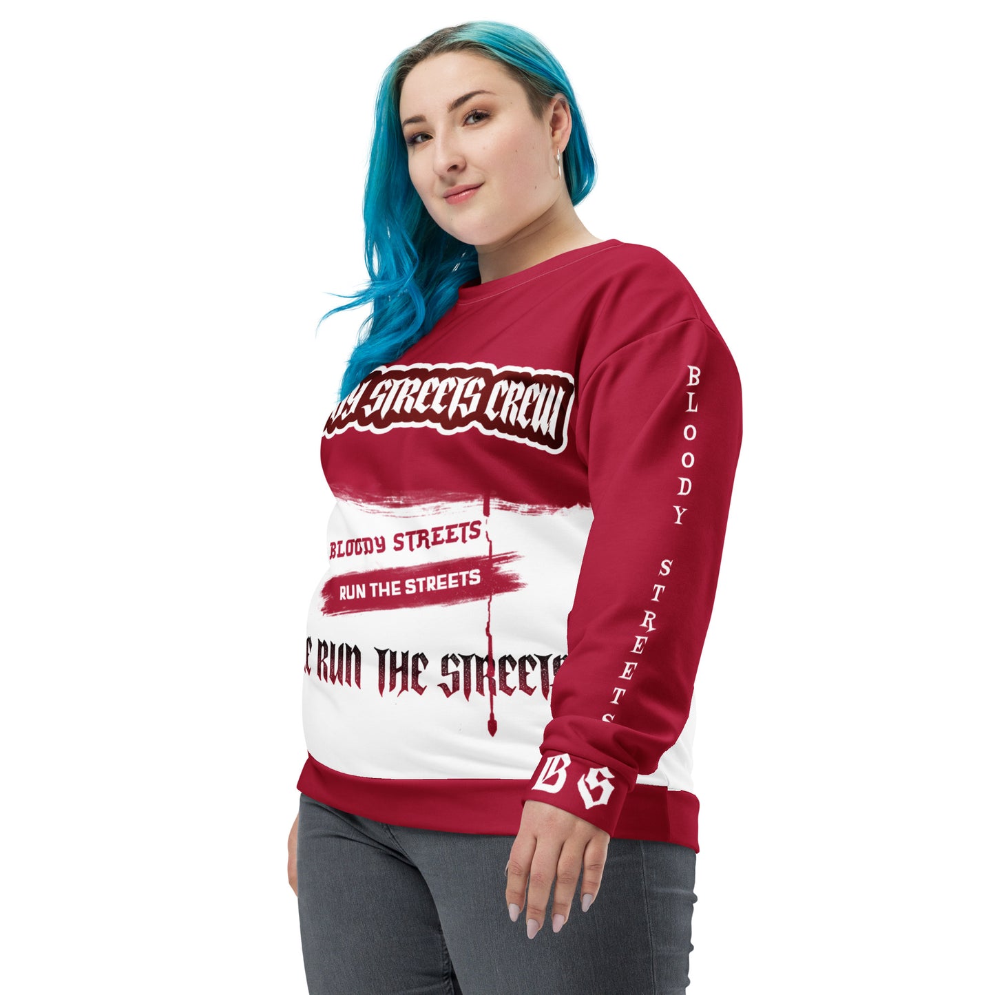 Streetwear Pullover - We Run The Streets: Das lässige Unisex Addribut für jeden Look - BLOODY-STREETS.DE Streetwear Herren und Damen Hoodies, T-Shirts, Pullis