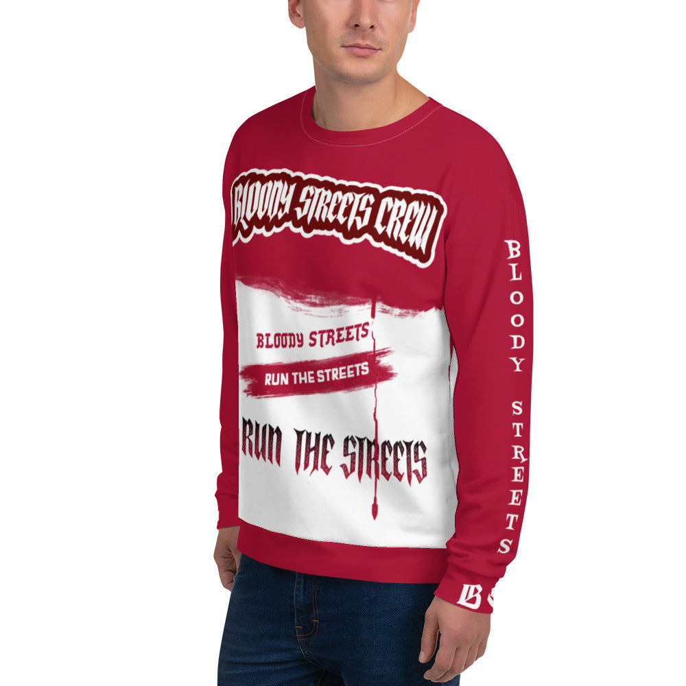 Streetwear Pullover - We Run The Streets: Das lässige Unisex Addribut für jeden Look - BLOODY-STREETS.DE Streetwear Herren und Damen Hoodies, T-Shirts, Pullis