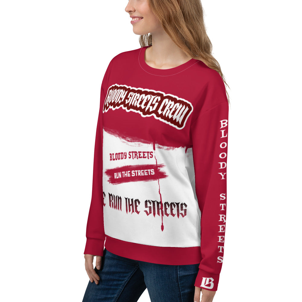 Streetwear Pullover - We Run The Streets: Das lässige Unisex Addribut für jeden Look - BLOODY-STREETS.DE Streetwear Herren und Damen Hoodies, T-Shirts, Pullis