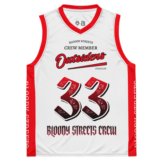 Basketball Jersey - BS OUTSIDERS - Unisex Recycled - BLOODY-STREETS.DE Streetwear Herren und Damen Hoodies, T-Shirts, Pullis