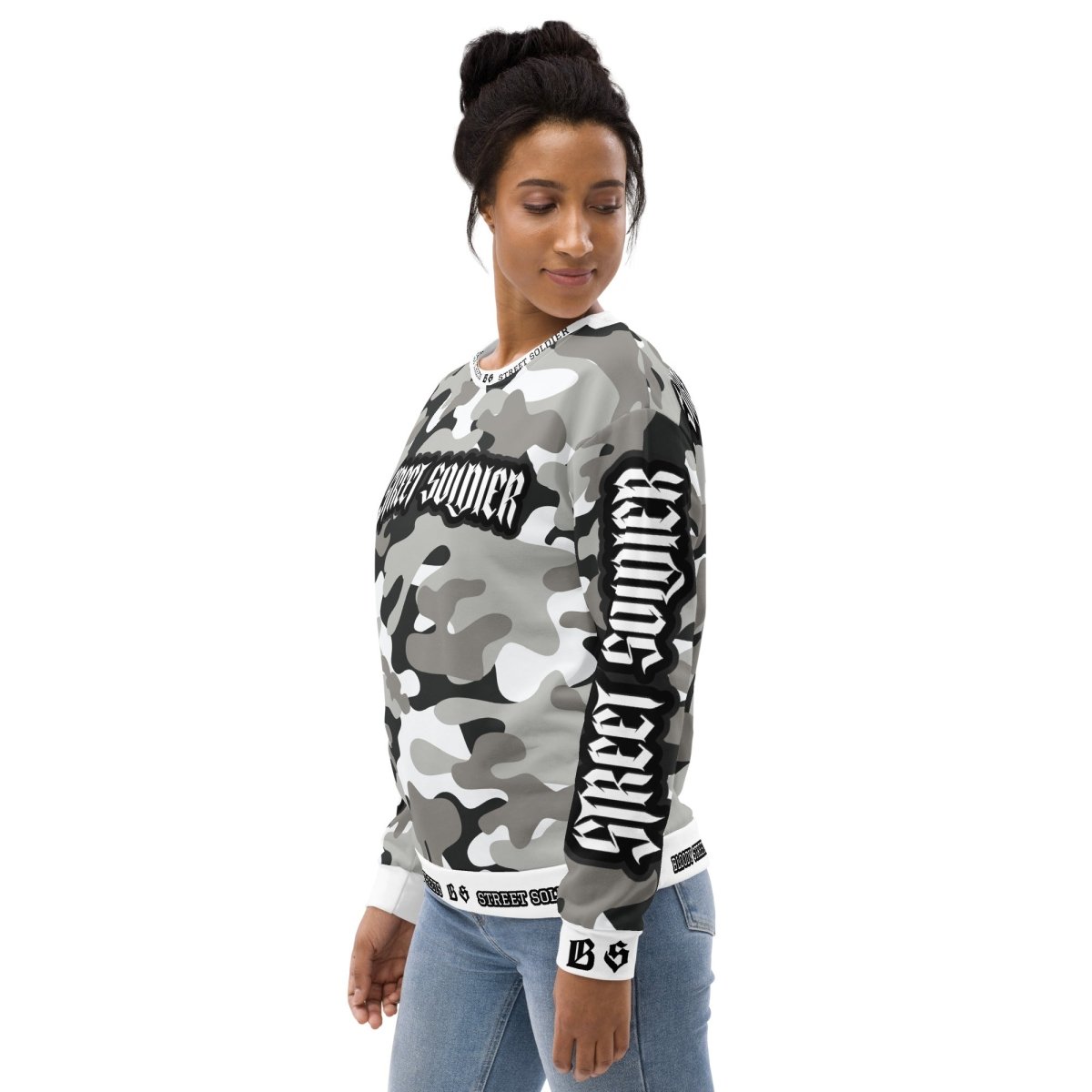 Bloody Camouflage Bull Dog Street Soldier Pullover - BLOODY - STREETS.DE Streetwear Herren und Damen Hoodies, T - Shirts, Pullis