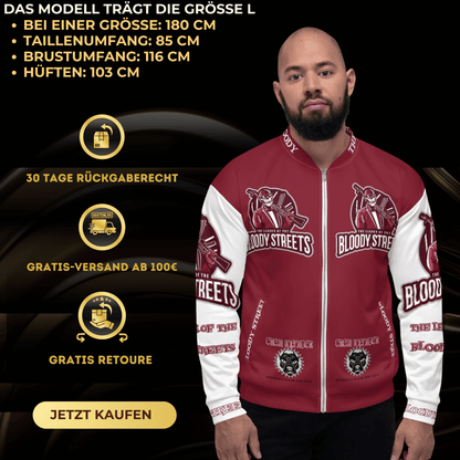 BLOODY STREETS Leader Jacke - BLOODY - STREETS.DE Streetwear Herren und Damen Hoodies, T-Shirts, Pullis