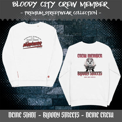 BS CITY Nürnberg Crew Member Premium Red "G" Pullover - BLOODY - STREETS.DE Streetwear Herren und Damen Hoodies, T-Shirts, Pullis