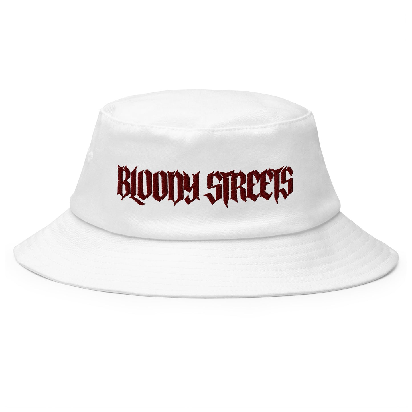 Old School-Fischerhut - CLASSIC Bloody Streets - BLOODY-STREETS.DE Streetwear Herren und Damen Hoodies, T-Shirts, Pullis