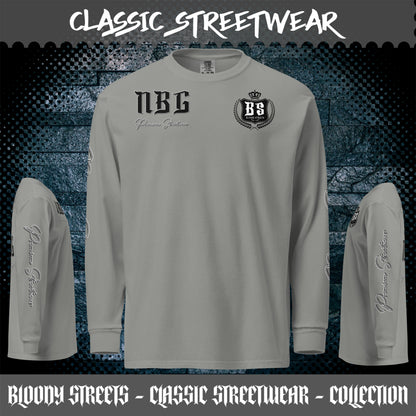 Streetwear Longsleeve "OG" - Textilgefärbtes Schweres Langarmshirt