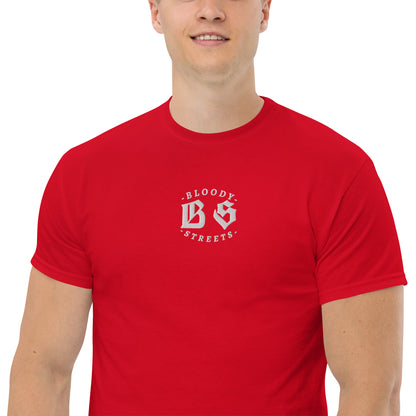 Klassisches Herren Streetwear T-Shirt "BLOODY STREETS" - BLOODY-STREETS.DE Streetwear Herren und Damen Hoodies, T-Shirts, Pullis