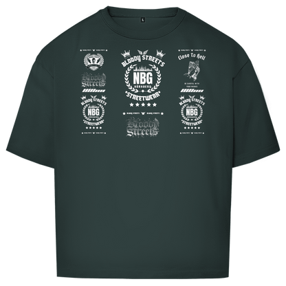 Oversize T-Shirt BS NÜRNBERG - BLOODY - STREETS.DE Streetwear Herren und Damen Hoodies, T-Shirts, Pullis