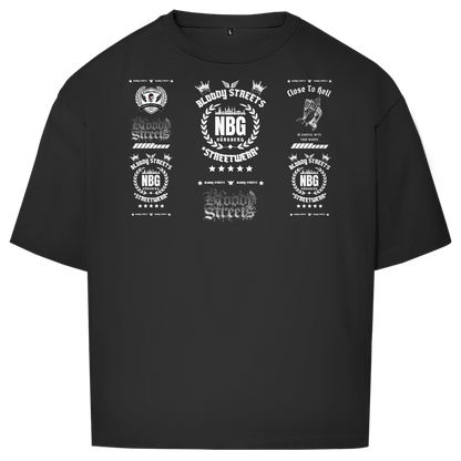 Oversize T-Shirt BS NÜRNBERG - BLOODY - STREETS.DE Streetwear Herren und Damen Hoodies, T-Shirts, Pullis