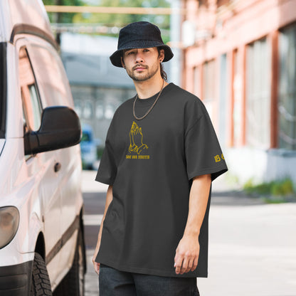 Oversized Streetwear T-Shirt mit verwaschenem Look | S.O.S. SAVE OUR STREETS