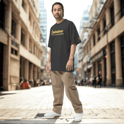 Oversized Streetwear T-Shirt BS - OUTSIDERS Vers. 2 mit verwaschenem Look - BLOODY - STREETS.DE Streetwear Herren und Damen Hoodies, T-Shirts, Pullis