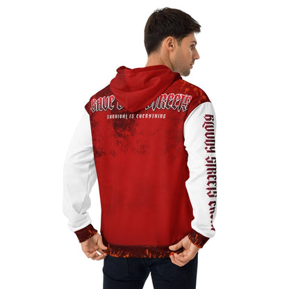 Streetwear Hoodie BLOOD - LINE V1 - BLOODY - STREETS.DE Streetwear Herren und Damen Hoodies, T - Shirts, Pullis