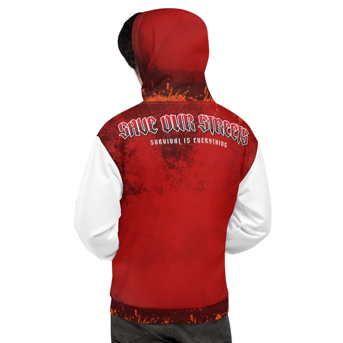 Streetwear Hoodie BLOOD - LINE V1 - BLOODY - STREETS.DE Streetwear Herren und Damen Hoodies, T - Shirts, Pullis