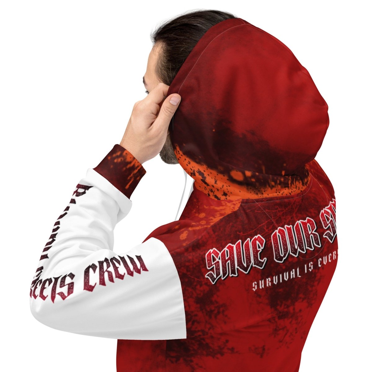 Streetwear Hoodie BLOOD - LINE V1 - BLOODY - STREETS.DE Streetwear Herren und Damen Hoodies, T - Shirts, Pullis