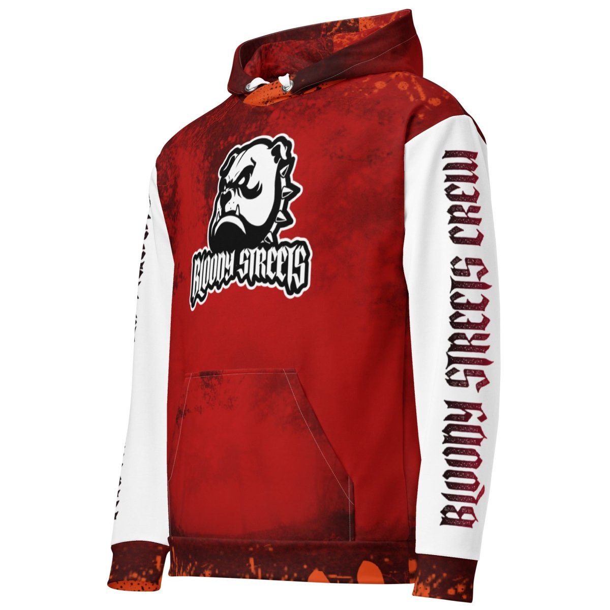 Streetwear Hoodie BLOOD - LINE V2 - BLOODY - STREETS.DE Streetwear Herren und Damen Hoodies, T - Shirts, Pullis